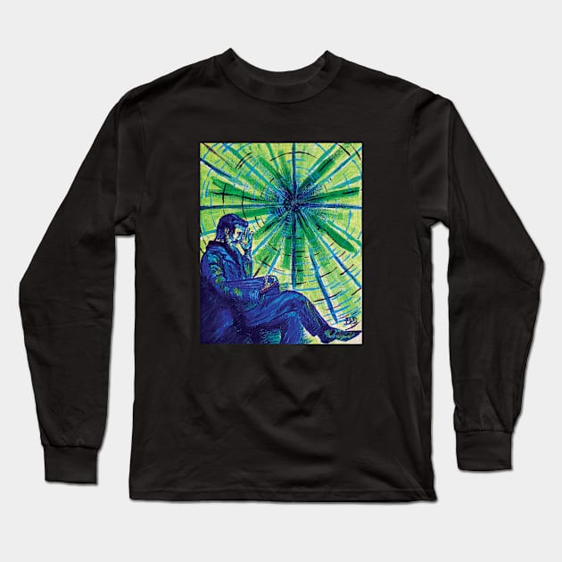 Nikola Tesla Electrified Long Sleeve T-Shirt by TheEND42